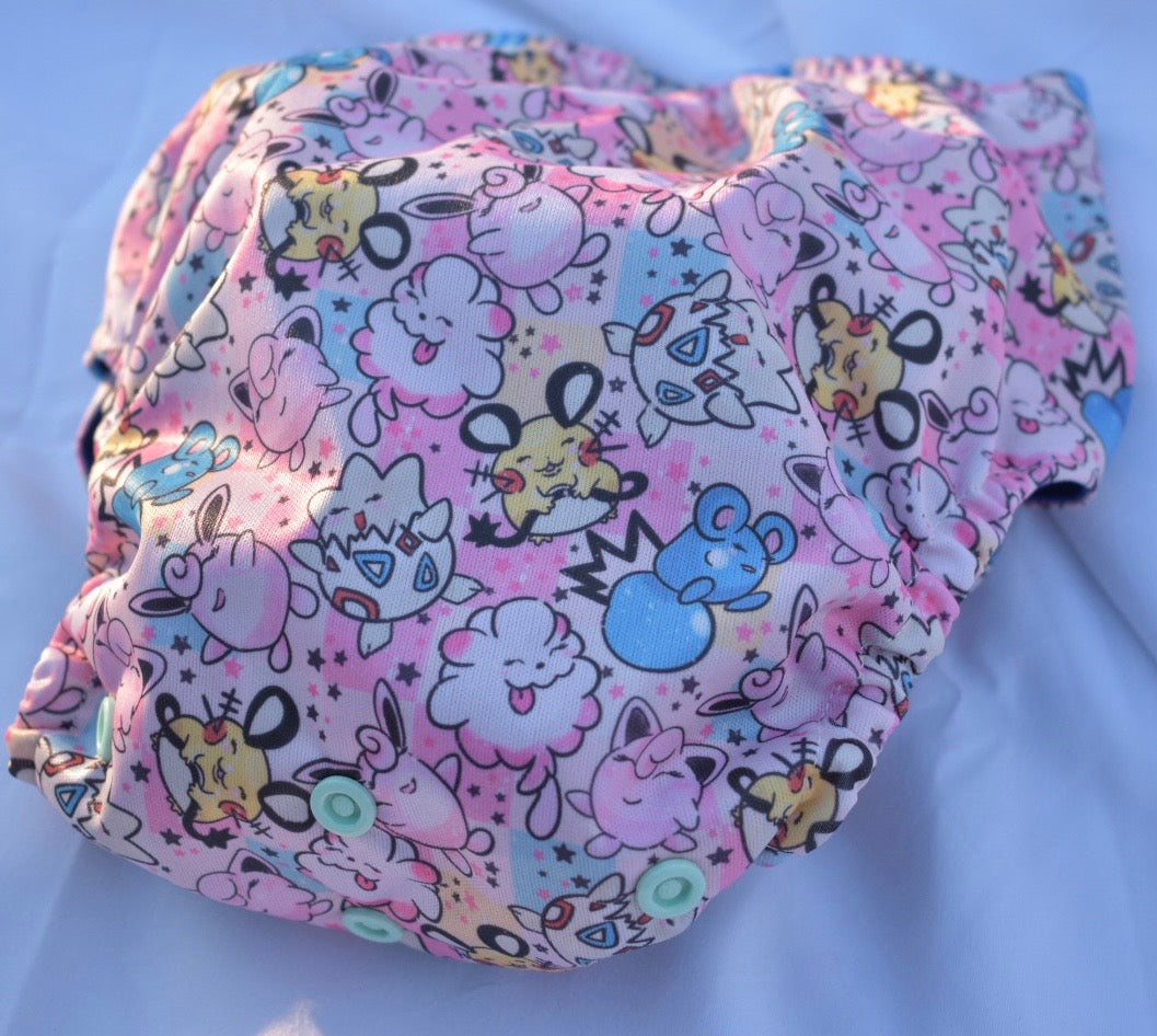 Fairy Babes One Size Pocket Diaper  - PO Mashup no